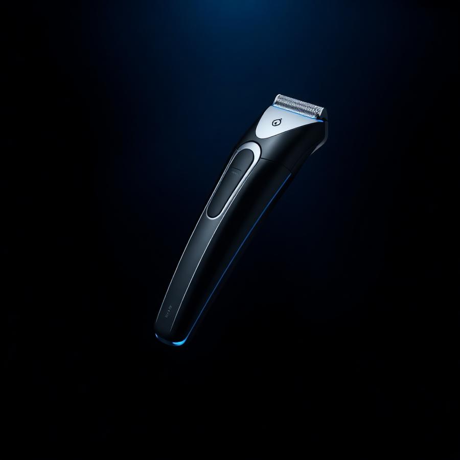 Edge Pro Trimmer floating in a dark studio